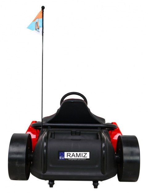 Gokart Speed 7 Drift King na akumulator dla dzieci Czerwony + Funkcja driftu + Sportowe siedzenie + 2 Prędkości + EVA Gokart Speed 7 Drift King na akumulator dla dzieci Czerwony + Funkcja driftu + Sportowe siedzenie + 2 Prędkości + EVA