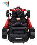 Gokart Speed 7 Drift King na akumulator dla dzieci Czerwony + Funkcja driftu + Sportowe siedzenie + 2 Prędkości + EVA