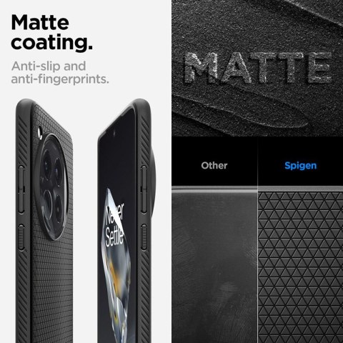 Spigen Liquid Air - Etui do OnePlus 12 (Matte Black) Spigen Liquid Air - Etui do OnePlus 12 (Matte Black)
