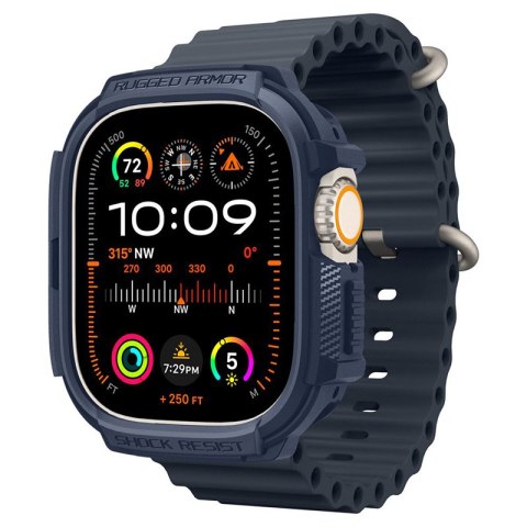 Spigen Rugged Armor - Obudowa do Apple Watch Ultra 1/2 49 mm (Navy Blue) Spigen Rugged Armor - Obudowa do Apple Watch Ultra 1/2 49 mm (Navy Blue)