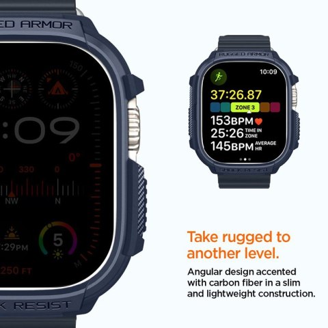 Spigen Rugged Armor - Obudowa do Apple Watch Ultra 1/2 49 mm (Navy Blue) Spigen Rugged Armor - Obudowa do Apple Watch Ultra 1/2 49 mm (Navy Blue)
