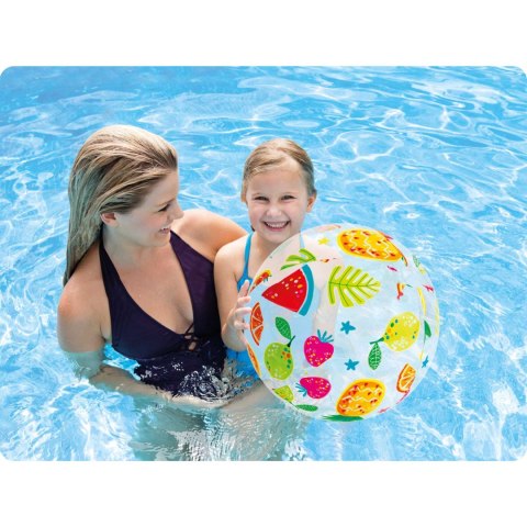 Dmuchana piłka plażowa owoce 51 cm INTEX 59040 Dmuchana piłka plażowa owoce 51 cm INTEX 59040