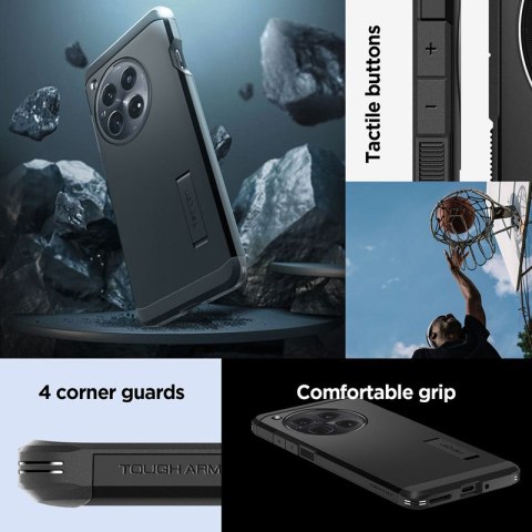 Spigen Tough Armor - Etui do OnePlus 12 (Czarny) Spigen Tough Armor - Etui do OnePlus 12 (Czarny)