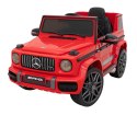 Mercedes AMG G63 dla dzieci Czerwony + Pilot