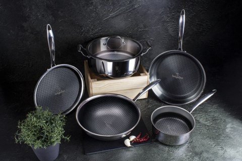 GARNEK STALOWY NISKI 18 10 3.8L 28cm BERLINGER HAUS ETERNAL COLLECTION BH-7447 GARNEK STALOWY NISKI 18 10 3.8L 28cm BERLINGER HAUS ETERNAL COLLECTION BH-7447