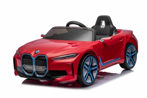 Autko BMW i4 na akumulator dla dzieci Czerwony + Wolny Start + EVA + Ekoskóra + Audio LED + Pilot Autko BMW i4 na akumulator dla dzieci Czerwony + Wolny Start + EVA + Ekoskóra + Audio LED + Pilot