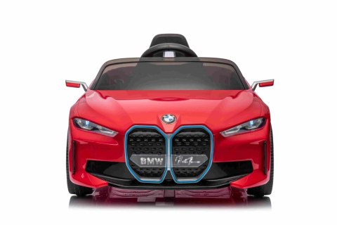 Autko BMW i4 na akumulator dla dzieci Czerwony + Wolny Start + EVA + Ekoskóra + Audio LED + Pilot Autko BMW i4 na akumulator dla dzieci Czerwony + Wolny Start + EVA + Ekoskóra + Audio LED + Pilot