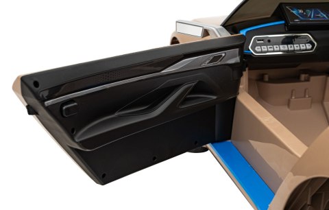 Autko BMW i4 na akumulator dla dzieci Złoty + Wolny Start + EVA + Ekoskóra + Audio LED + Pilot Autko BMW i4 na akumulator dla dzieci Złoty + Wolny Start + EVA + Ekoskóra + Audio LED + Pilot