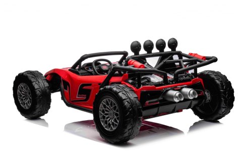 Auto Buggy Racing 5 na akumulator dla dzieci Czerwony + Silniki 2x200W + Pilot + Audio LED + Wolny Start Auto Buggy Racing 5 na akumulator dla dzieci Czerwony + Silniki 2x200W + Pilot + Audio LED + Wolny Start