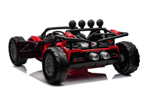 Auto Buggy Racing 5 na akumulator dla dzieci Czerwony + Silniki 2x200W + Pilot + Audio LED + Wolny Start Auto Buggy Racing 5 na akumulator dla dzieci Czerwony + Silniki 2x200W + Pilot + Audio LED + Wolny Start