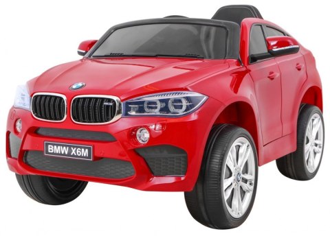 BMW X6M Elektryczne Autko dla dzieci Lakier Czerwony + Pilot + EVA + Wolny Start + Audio + LED BMW X6M Elektryczne Autko dla dzieci Lakier Czerwony + Pilot + EVA + Wolny Start + Audio + LED