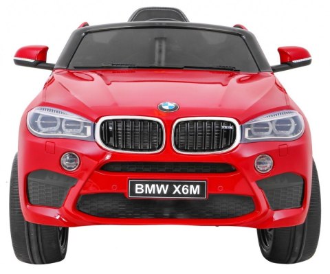 BMW X6M Elektryczne Autko dla dzieci Lakier Czerwony + Pilot + EVA + Wolny Start + Audio + LED BMW X6M Elektryczne Autko dla dzieci Lakier Czerwony + Pilot + EVA + Wolny Start + Audio + LED