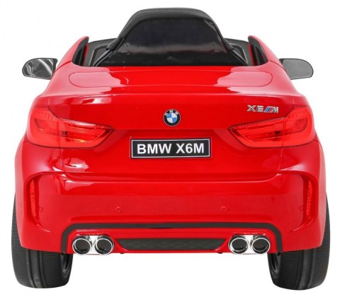 BMW X6M Elektryczne Autko dla dzieci Lakier Czerwony + Pilot + EVA + Wolny Start + Audio + LED BMW X6M Elektryczne Autko dla dzieci Lakier Czerwony + Pilot + EVA + Wolny Start + Audio + LED