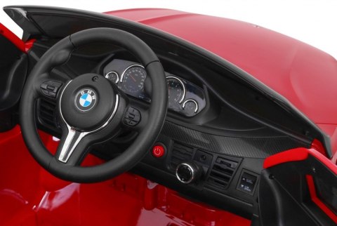 BMW X6M Elektryczne Autko dla dzieci Lakier Czerwony + Pilot + EVA + Wolny Start + Audio + LED BMW X6M Elektryczne Autko dla dzieci Lakier Czerwony + Pilot + EVA + Wolny Start + Audio + LED