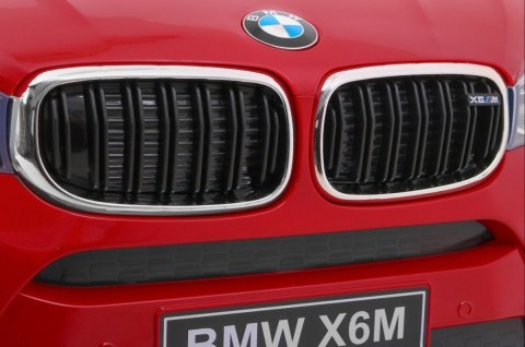 BMW X6M Elektryczne Autko dla dzieci Lakier Czerwony + Pilot + EVA + Wolny Start + Audio + LED BMW X6M Elektryczne Autko dla dzieci Lakier Czerwony + Pilot + EVA + Wolny Start + Audio + LED