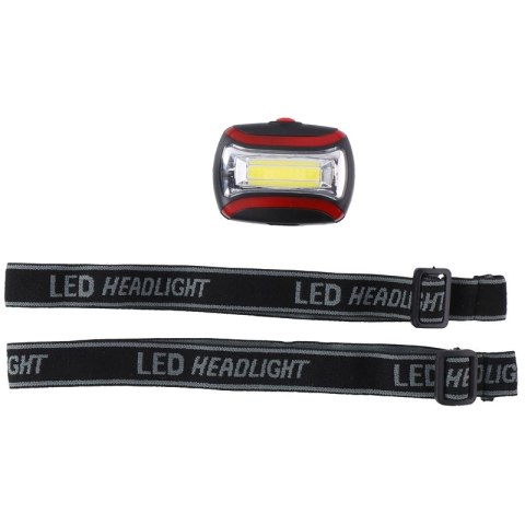 Dunlop - Latarka czołowa turystyczna LED (czerwony) Dunlop - Latarka czołowa turystyczna LED (czerwony)