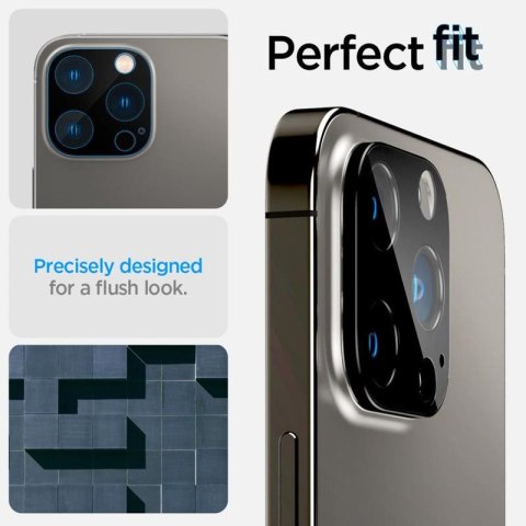 Spigen Optik.TR Camera Lens Protector 2-Pack - Szkło ochronne na obiektyw do iPhone 15 Pro / 15 Pro Max / iPhone 14 Pro / 14 Pro Spigen Optik.TR Camera Lens Protector 2-Pack - Szkło ochronne na obiektyw do iPhone 15 Pro / 15 Pro Max / iPhone 14 Pro / 14 Pro