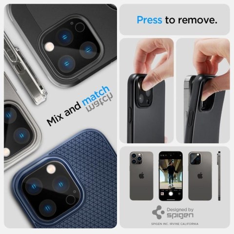 Spigen Optik.TR Camera Lens Protector 2-Pack - Szkło ochronne na obiektyw do iPhone 15 Pro / 15 Pro Max / iPhone 14 Pro / 14 Pro Spigen Optik.TR Camera Lens Protector 2-Pack - Szkło ochronne na obiektyw do iPhone 15 Pro / 15 Pro Max / iPhone 14 Pro / 14 Pro