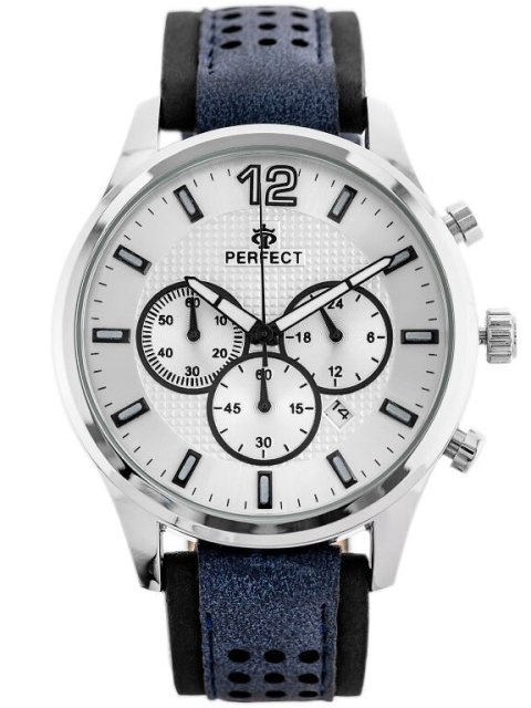 ZEGAREK MĘSKI PERFECT CH01L - CHRONOGRAF (zp354b) + BOX ZEGAREK MĘSKI PERFECT CH01L - CHRONOGRAF (zp354b) + BOX