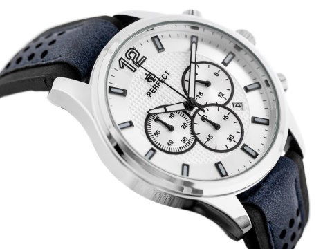 ZEGAREK MĘSKI PERFECT CH01L - CHRONOGRAF (zp354b) + BOX ZEGAREK MĘSKI PERFECT CH01L - CHRONOGRAF (zp354b) + BOX