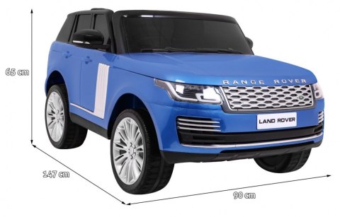 Range Rover HSE Lakierowane Autko dla 2 dzieci Niebieski + Pilot + Panel audio + LED Range Rover HSE Lakierowane Autko dla 2 dzieci Niebieski + Pilot + Panel audio + LED