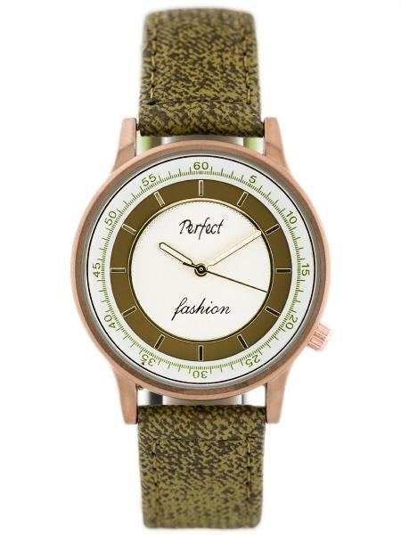 ZEGAREK DAMSKI PERFECT A379 - olive (zp826c) ZEGAREK DAMSKI PERFECT A379 - olive (zp826c)