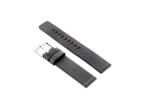 Pasek skórzany do zegarka W58 - czarny - 20mm Pasek skórzany do zegarka W58 - czarny - 20mm