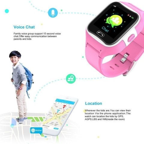 SMARTWATCH DZIECIĘCY PACIFIC 08-1 KIDS - blue (sy002c) SMARTWATCH DZIECIĘCY PACIFIC 08-1 KIDS - blue (sy002c)