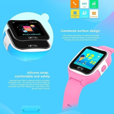 SMARTWATCH DZIECIĘCY PACIFIC 08-1 KIDS - blue (sy002c) SMARTWATCH DZIECIĘCY PACIFIC 08-1 KIDS - blue (sy002c)