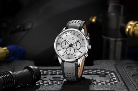 ZEGAREK MĘSKI PERFECT CH01L - CHRONOGRAF (zp354f) + BOX ZEGAREK MĘSKI PERFECT CH01L - CHRONOGRAF (zp354f) + BOX