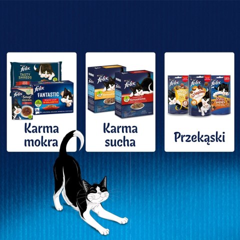 FELIX Fantastic Duo Mięso - mokra karma dla kota - 4x85g FELIX Fantastic Duo Mięso - mokra karma dla kota - 4x85g