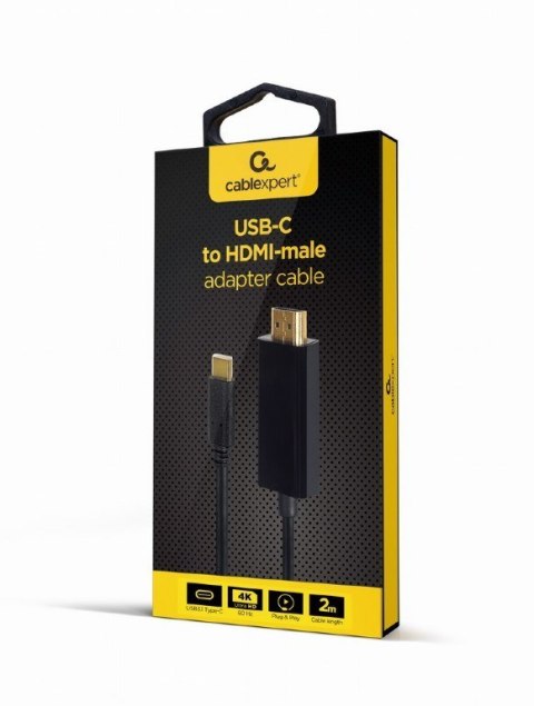 GEMBIRD ADAPTER USB TYP-C DO HDMI (M) 4K 60HZ, 2M GEMBIRD ADAPTER USB TYP-C DO HDMI (M) 4K 60HZ, 2M