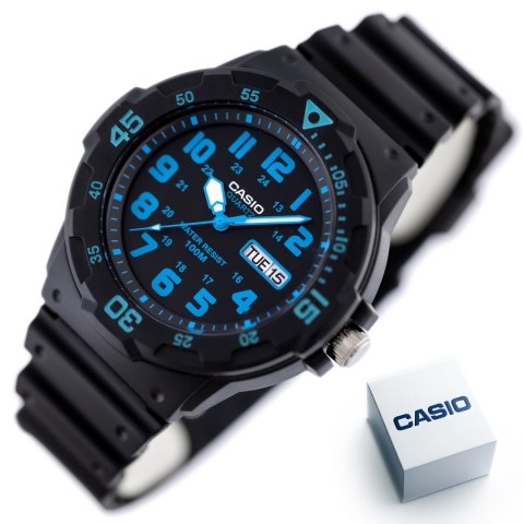 ZEGAREK MĘSKI CASIO MRW-200H-2B (zd147c) + BOX ZEGAREK MĘSKI CASIO MRW-200H-2B (zd147c) + BOX