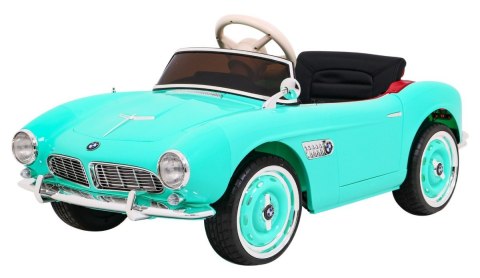Autko BMW 507 Retro elektryczne dla dzieci Zielony + Audio LED + Pilot + Ekoskóra + EVA + Wolny Start Autko BMW 507 Retro elektryczne dla dzieci Zielony + Audio LED + Pilot + Ekoskóra + EVA + Wolny Start