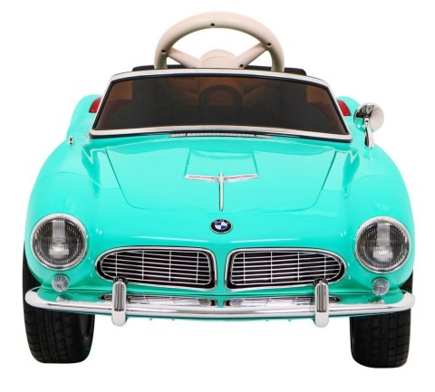 Autko BMW 507 Retro elektryczne dla dzieci Zielony + Audio LED + Pilot + Ekoskóra + EVA + Wolny Start Autko BMW 507 Retro elektryczne dla dzieci Zielony + Audio LED + Pilot + Ekoskóra + EVA + Wolny Start