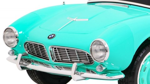 Autko BMW 507 Retro elektryczne dla dzieci Zielony + Audio LED + Pilot + Ekoskóra + EVA + Wolny Start Autko BMW 507 Retro elektryczne dla dzieci Zielony + Audio LED + Pilot + Ekoskóra + EVA + Wolny Start