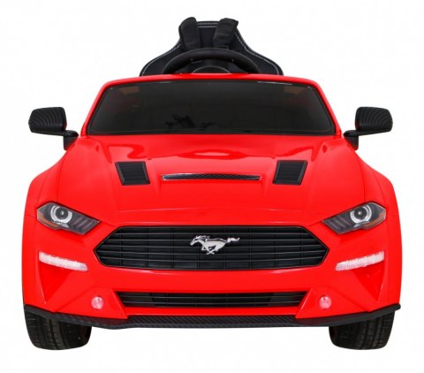 Autko Ford Mustang GT na akumulator dla dzieci Czerwony + Regulacja siedzenia + Audio LED + EVA + Wolny Start Autko Ford Mustang GT na akumulator dla dzieci Czerwony + Regulacja siedzenia + Audio LED + EVA + Wolny Start