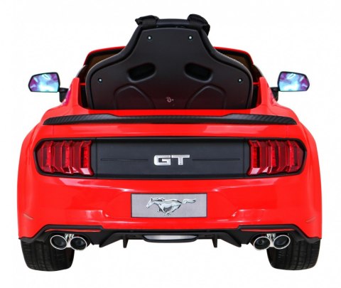 Autko Ford Mustang GT na akumulator dla dzieci Czerwony + Regulacja siedzenia + Audio LED + EVA + Wolny Start Autko Ford Mustang GT na akumulator dla dzieci Czerwony + Regulacja siedzenia + Audio LED + EVA + Wolny Start