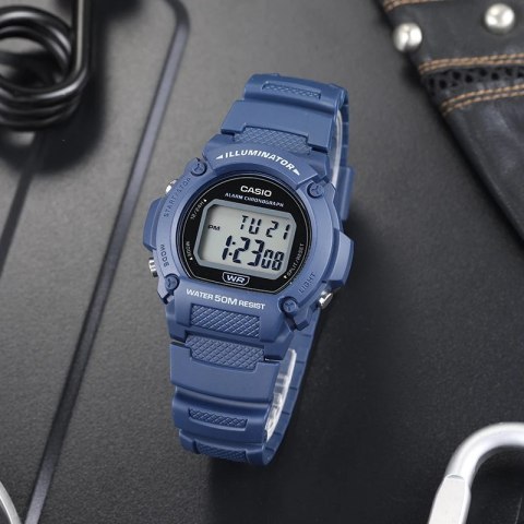 ZEGAREK MĘSKI CASIO W-219H-2A + BOX ZEGAREK MĘSKI CASIO W-219H-2A + BOX