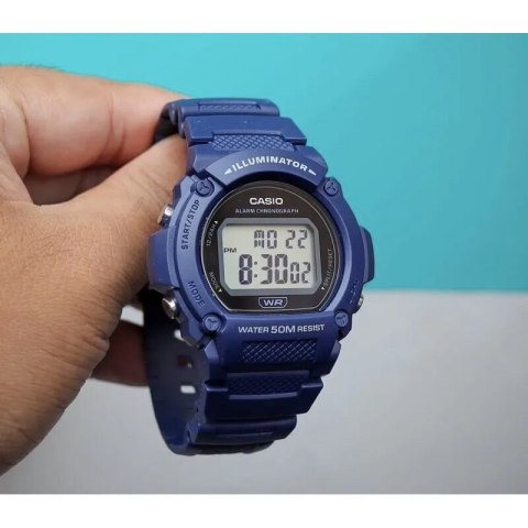 ZEGAREK MĘSKI CASIO W-219H-2A + BOX ZEGAREK MĘSKI CASIO W-219H-2A + BOX