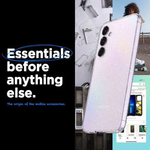 Spigen Liquid Crystal Glitter - Etui do Samsung Galaxy A55 5G (Przezroczysty) Spigen Liquid Crystal Glitter - Etui do Samsung Galaxy A55 5G (Przezroczysty)