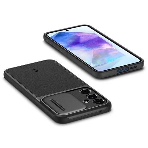 Spigen Optik Armor - Etui do Samsung Galaxy A55 5G (Czarny) Spigen Optik Armor - Etui do Samsung Galaxy A55 5G (Czarny)