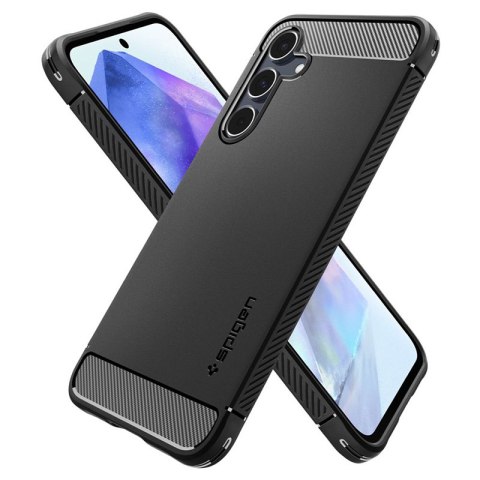 Spigen Rugged Armor - Etui do Samsung Galaxy A55 5G (Matte Black) Spigen Rugged Armor - Etui do Samsung Galaxy A55 5G (Matte Black)