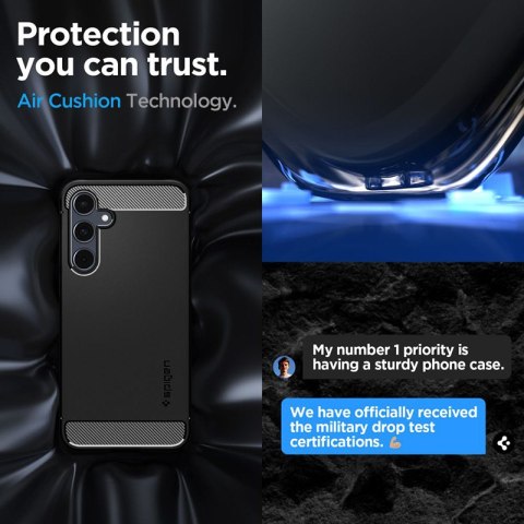 Spigen Rugged Armor - Etui do Samsung Galaxy A55 5G (Matte Black) Spigen Rugged Armor - Etui do Samsung Galaxy A55 5G (Matte Black)