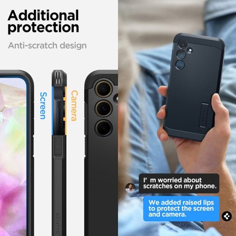 Spigen Tough Armor - Etui do Samsung Galaxy A35 5G (Czarny) Spigen Tough Armor - Etui do Samsung Galaxy A35 5G (Czarny)