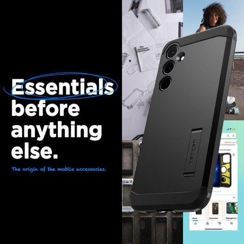 Spigen Tough Armor - Etui do Samsung Galaxy A55 5G (Czarny) Spigen Tough Armor - Etui do Samsung Galaxy A55 5G (Czarny)