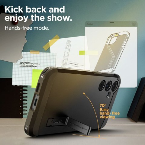 Spigen Tough Armor - Etui do Samsung Galaxy A55 5G (Czarny) Spigen Tough Armor - Etui do Samsung Galaxy A55 5G (Czarny)