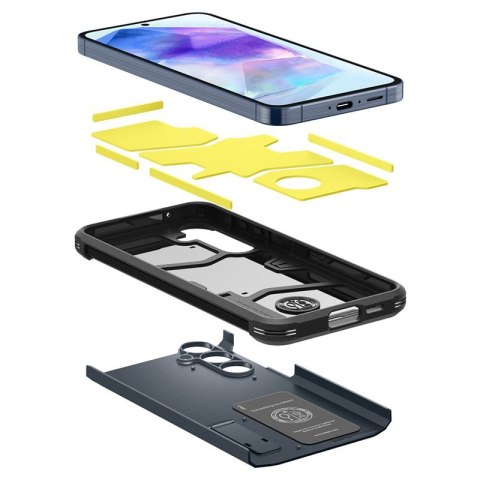 Spigen Tough Armor - Etui do Samsung Galaxy A55 5G (Metal Slate) Spigen Tough Armor - Etui do Samsung Galaxy A55 5G (Metal Slate)