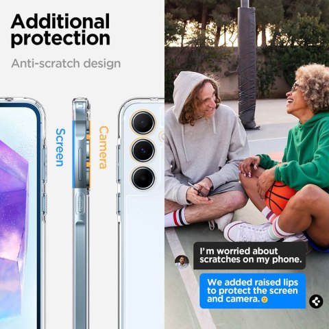 Spigen Ultra Hybrid - Etui do Samsung Galaxy A55 5G (Przezroczysty) Spigen Ultra Hybrid - Etui do Samsung Galaxy A55 5G (Przezroczysty)