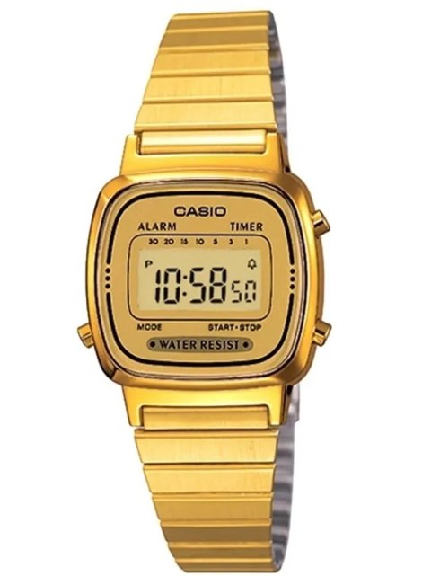 ZEGAREK DAMSKI CASIO VINTAGE LA-670WG-9 (zd597d) + BOX ZEGAREK DAMSKI CASIO VINTAGE LA-670WG-9 (zd597d) + BOX